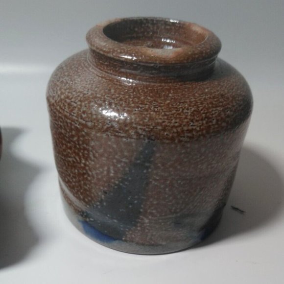Lot Of 3 Handmade Studio Art Pottery Decorative Pieces Home Décor Signed Vase - Picture 6 of 12